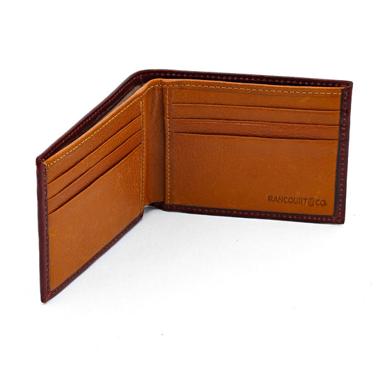Bradbury 3-Slot Burgundy Shell Cordovan Bi-Fold Wallet