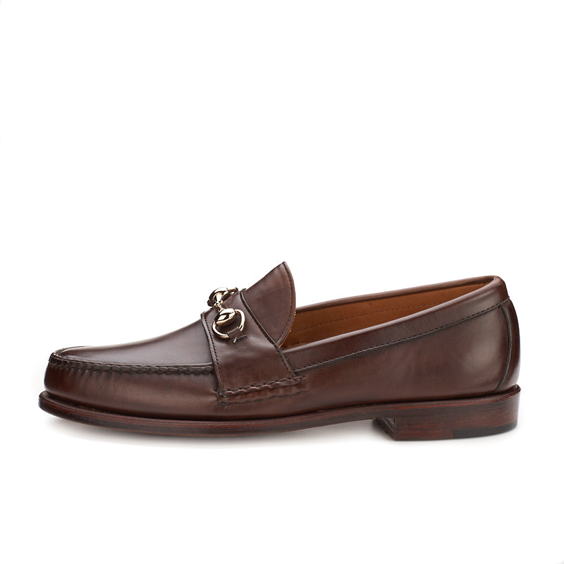 Horsebit Loafers - Dark Brown Calf | Rancourt & Co. | Men's Boots and Shoes
