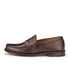 Weltline Penny Loafers - Dark Brown Calf