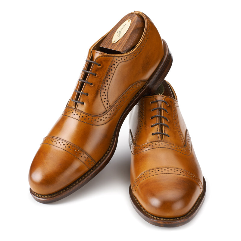 Bartlett Oxford - Amber Calf