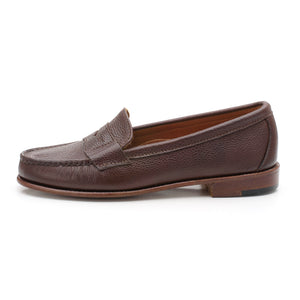 Somerset Penny Loafers - Chocolate Scotch Grain