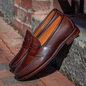 Weltline Penny Loafers - Dark Brown Calf