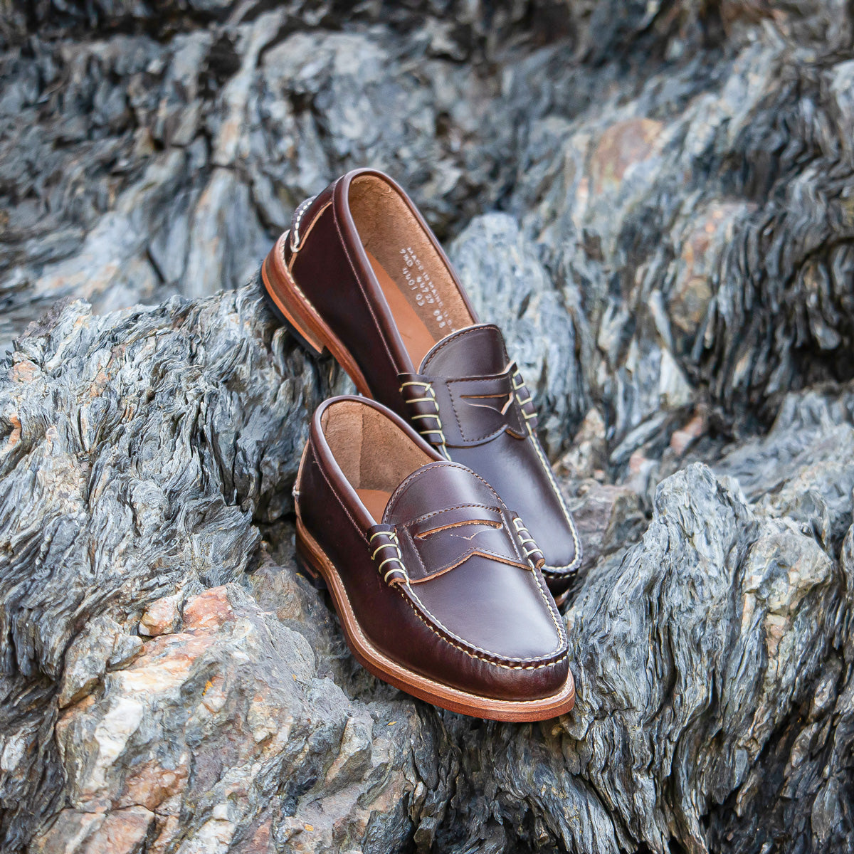 Beefroll Penny Loafers - Carolina Brown Chromexcel