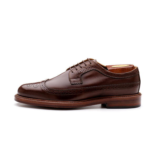 Chandler Longwing - Dark Brown Calf | Rancourt & Co. | Men's