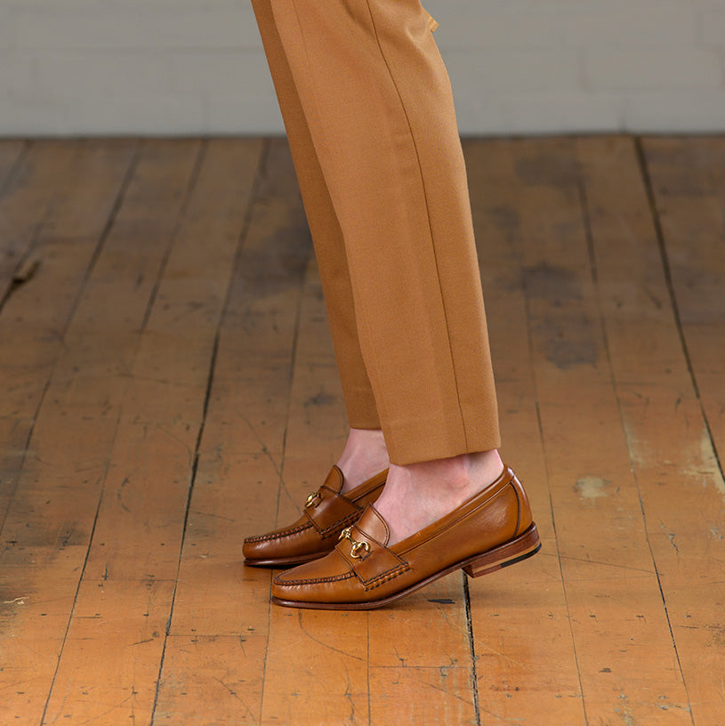 Women's Horsebit Loafers - Amber Calf
