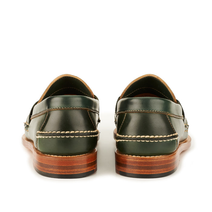 Pinch Penny Loafers - Dark Green Shell Cordovan