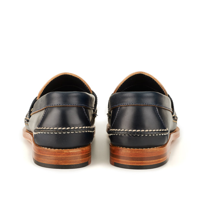 Pinch Penny Loafers - Navy Shell Cordovan