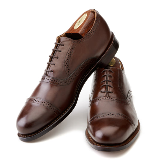 Bartlett Oxford - Dark Brown Calf | Rancourt & Co