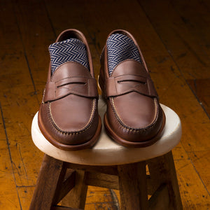 Eastport Penny Loafers - Dark Brown Bulldog