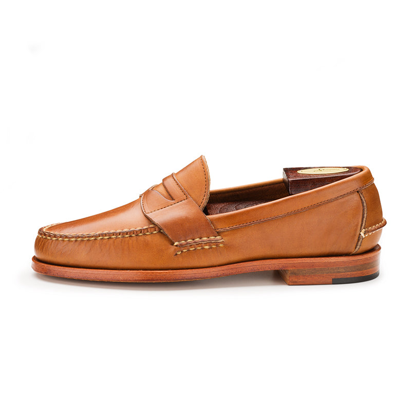 Eastport Penny Loafers - Tan Bulldog