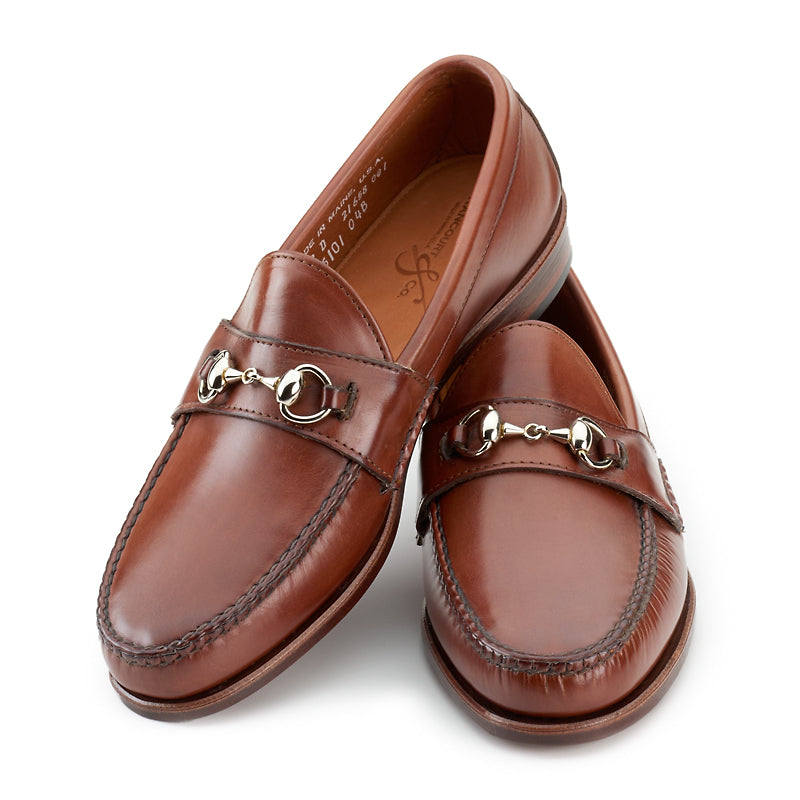 Horsebit Loafers - Tan Calf